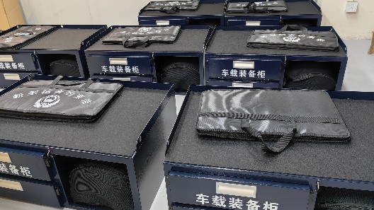 從需求到交付，一站式解決方案｜我司成功完成某公安局50套車載裝備柜定制項目
